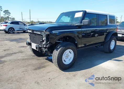 2025 Ford Bronco Heritage Edition z USA, uszkodzony, nr VIN 1FMEE4DP3SLA60583